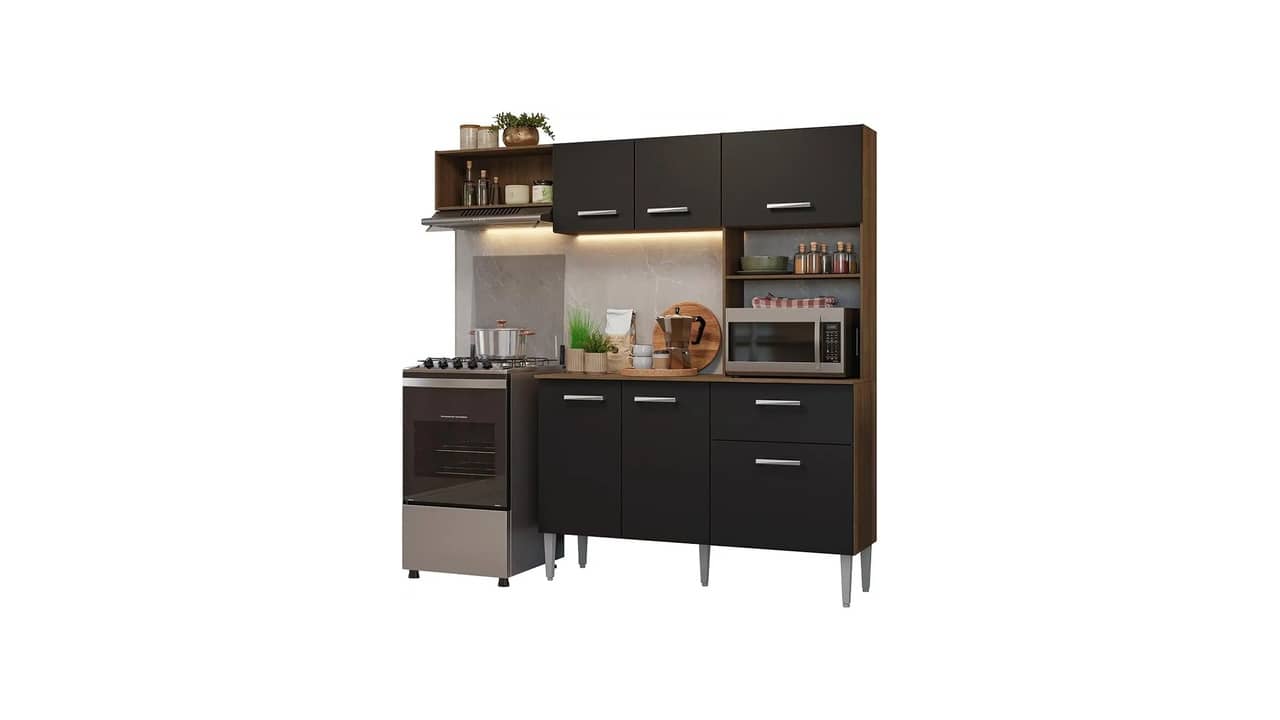 Melhor Armário de Cozinha: Design Compacto e Funcional
