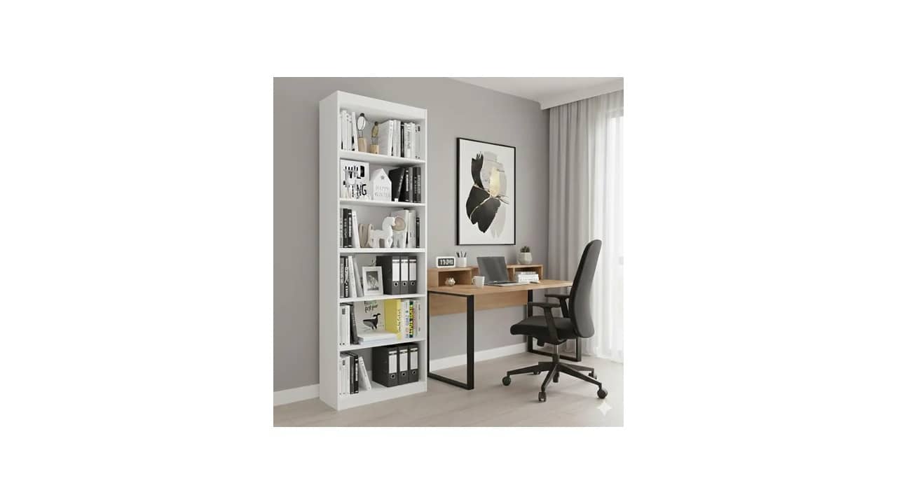 Melhor Estante para Livros: Design Industrial e Organização Avançada