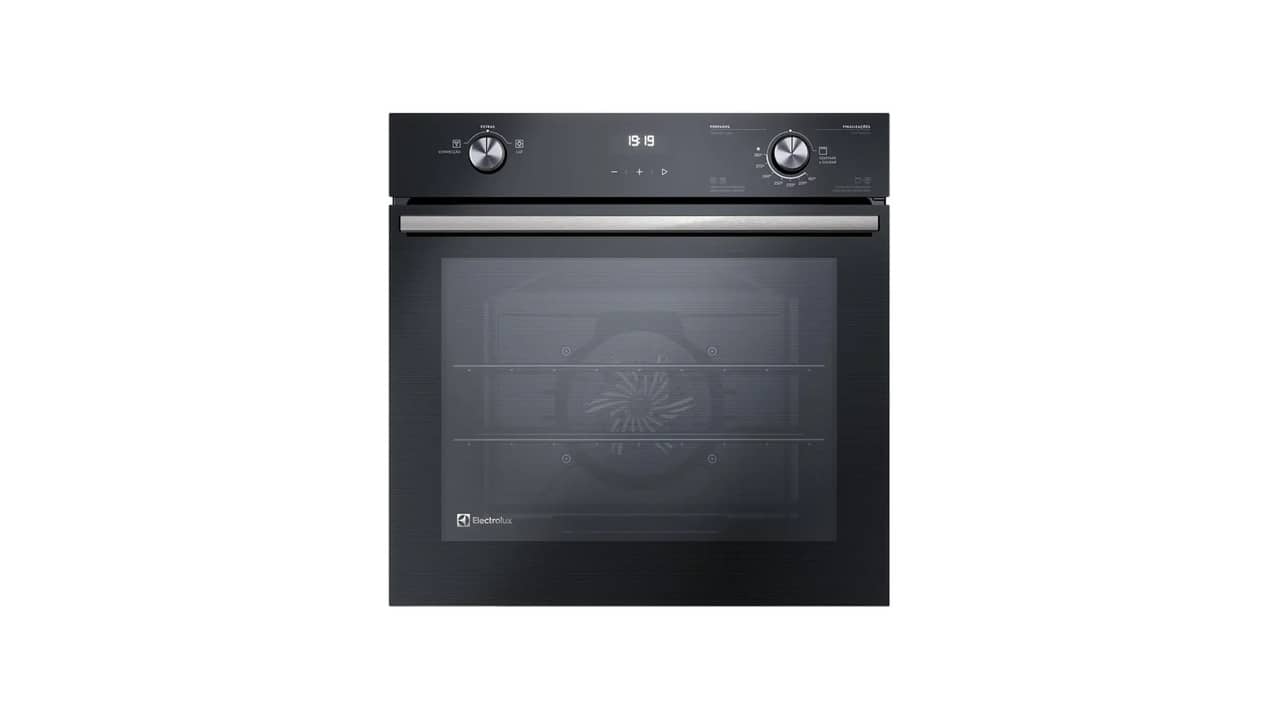Melhor Forno Elétrico de Embutir Gás com Grill e Timer Touch