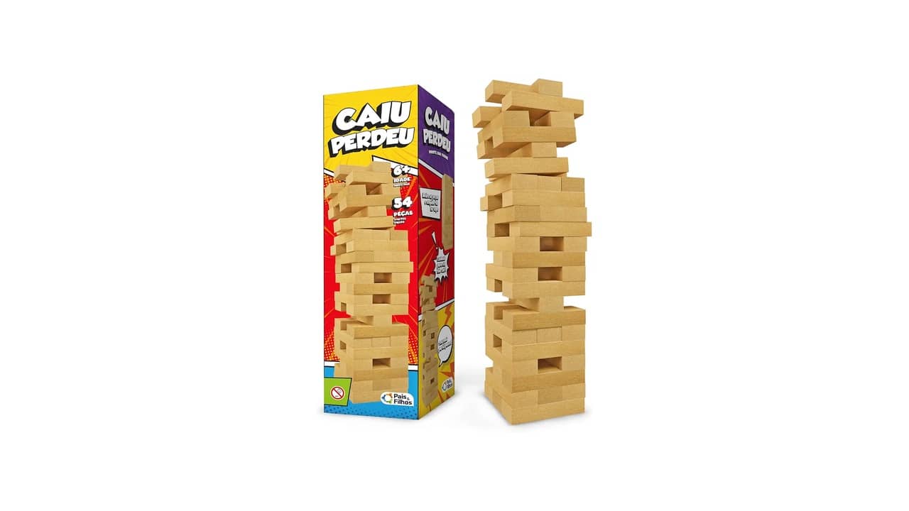 Melhor Jenga: Clássico ou Moderno?
