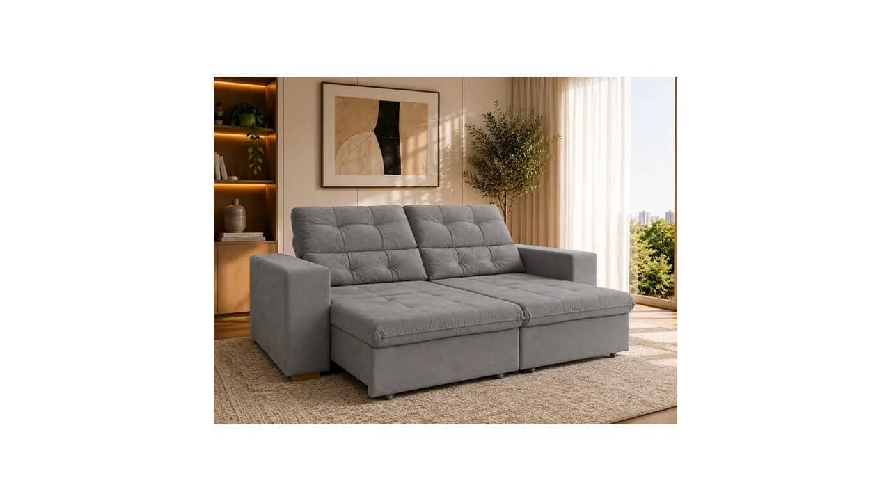Melhor Marca de Sofá: Reclinável e Retrátil em Suede e Linho