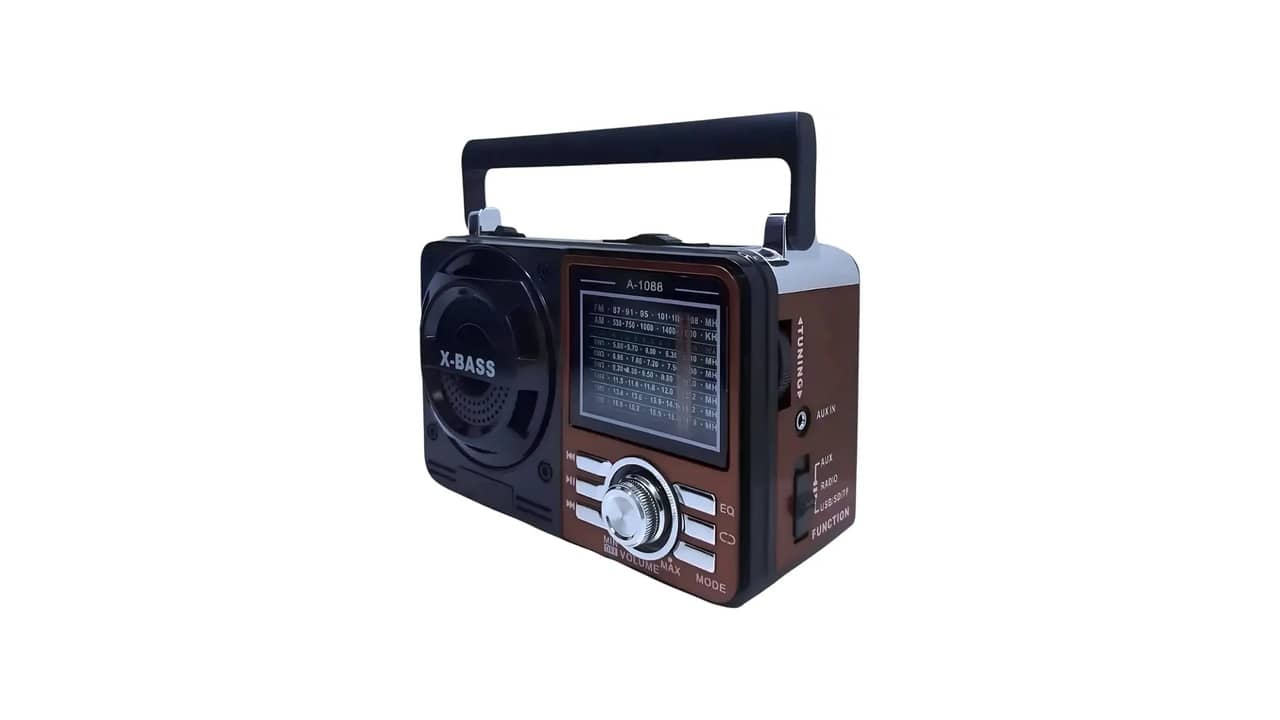 Melhor Rádio Portátil: Retro e Recarregável com Bluetooth